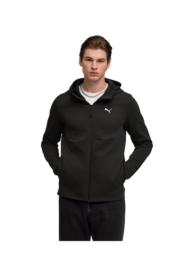 692185-01 Puma Tech Full-zıp Hoodie Erkek 692185-01 Siyah