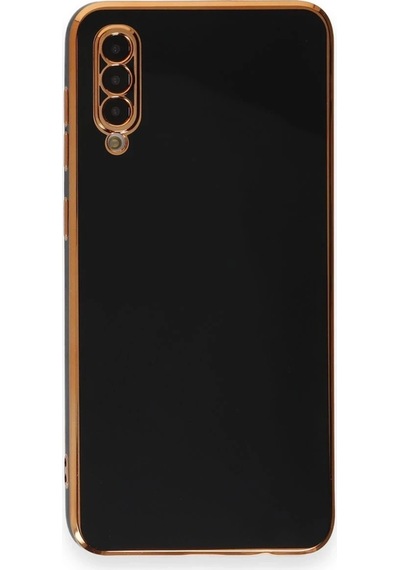 Mey İthalat Samsung Uyumlu Galaxy A50 Kılıf Volet Silikon - Siyah