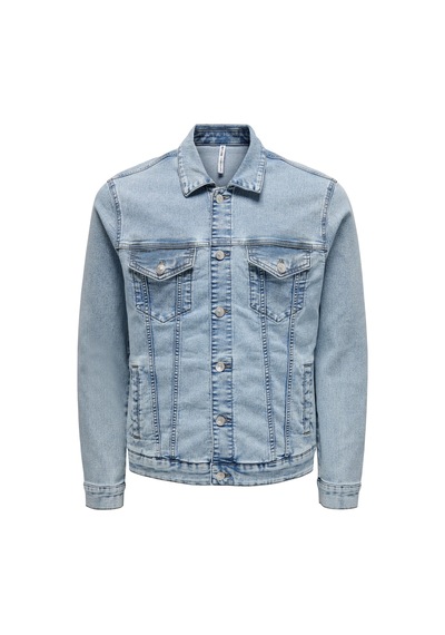 Only & Sons Erkek Kot Ceket Onscoın L. Blue 4334 Jacket 22024334 001