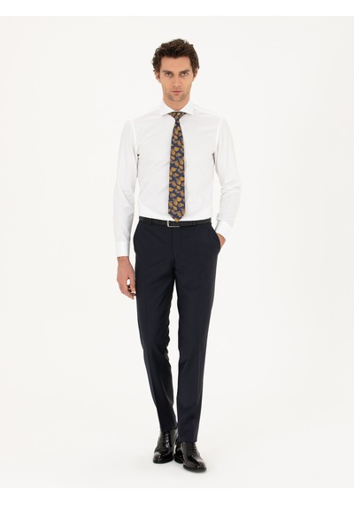 Cacharel Beyaz Slim Fit Pamuk Klasik Gömlek 15841036