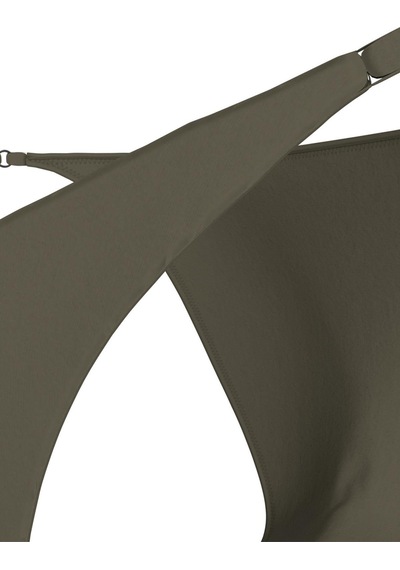 Calvin Klein Kadın Haki Tanga Bikini Altı-13721 Haki