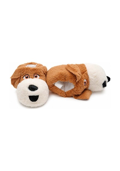 Modafocus Sevimli Köpek Figürlü Peluş Unisex Ev Pandufu - Sevgili Kombin - Kahve Kahve Modafocus Sevimli Köpek Figürlü Peluş Unisex Ev Pandufu - Sevgili Kombin - Kahve Kahve
