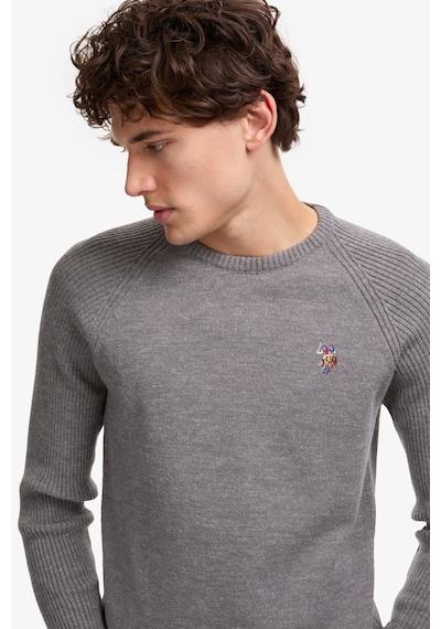 U.S. Polo Assn. U.s. Polo Assn. Erkek Gri Kazak /triko 50314983-vr024