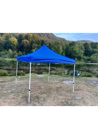 3x3 M 40 Mm Altıgen Gazebo Tente Mavi