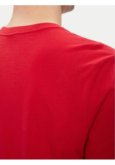 Gap 856659005 V-everyday Soft Basic Logo T Erkek Tişört Kırmızı