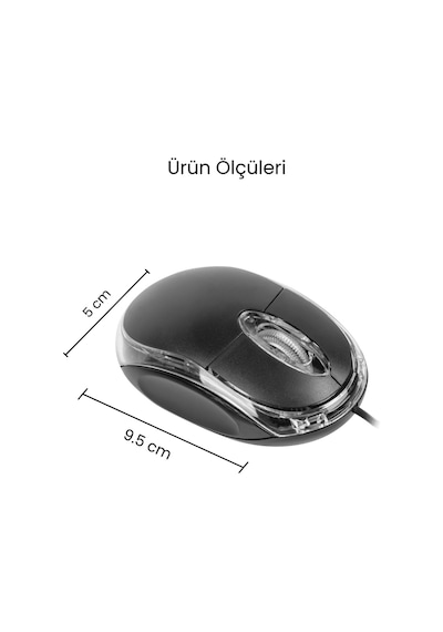 Işıklı Ergonomik Usb Mouse 3 Butonlu Konforlu Bilgisayar Mouse Çok Renkli