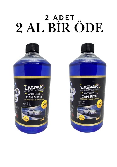 Antifrizli Oto Cam Suyu -10 Derece 2 Adet 1 Lt