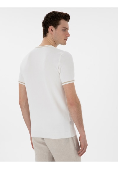 Pierre Cardin Erkek Ekru Kazak /triko 50306045-vr019 Ekru