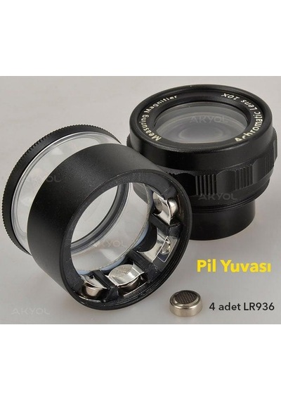 Skalalı Mg 401 Led Işıklı Lup 10x
