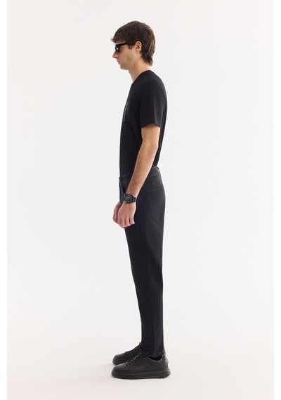 Avva Erkek Siyah Taş Yıkamalı Pamuklu Elastan Madrid Comfort Slim Fit Jean Pantolon A61y3510 Avva Erkek Siyah Taş Yıkamalı Pamuklu Elastan Madrid Comfort Slim Fit Jean Pantolon A61y3510