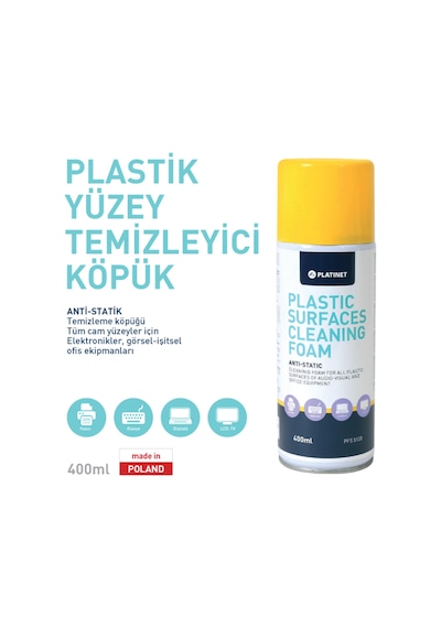 Statik Plastik Yüzey Temizleme Köpüğü Platinet