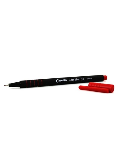 Caretta   Softliner 55-02 Kırmızı Kalem  0.4Mm