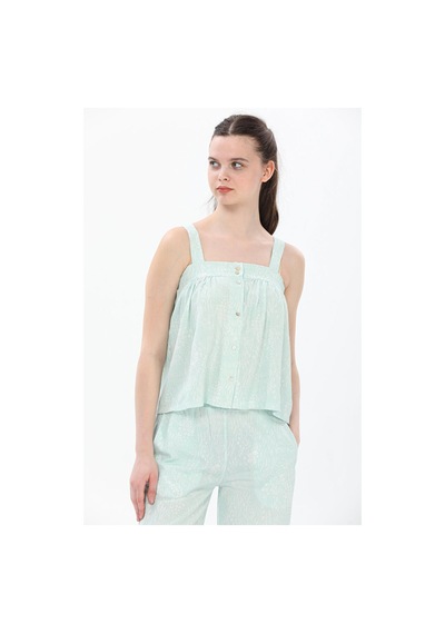 United Colors Of Benetton Kadın Pijama Üstü 71445 Yeşil