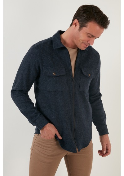 Buratti Erkek Gömlek Cf21W112925 Indigo İndigo