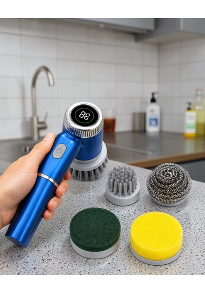5'li Şarjlı Temizlik Fırçası Uczz5in1fırça-1