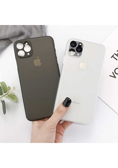 Apple Uyumlu iPhone 12 Pro Kılıf Zore Eko Pp Kapak-Renksiz