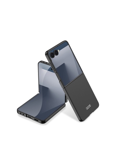 Galaxy Uyumlu Z Flip 7 Kılıf Pazarplus Sert Kıpta Kılıf Pembe