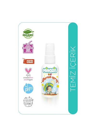 Minoris Baby Aftersun Sprey Güneş Sonrası Yoğun Nemlendirici 100 ml