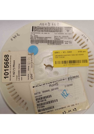 Crcw0402100kfked 100k 402 Vıshay Smd Direnç 770 Adet