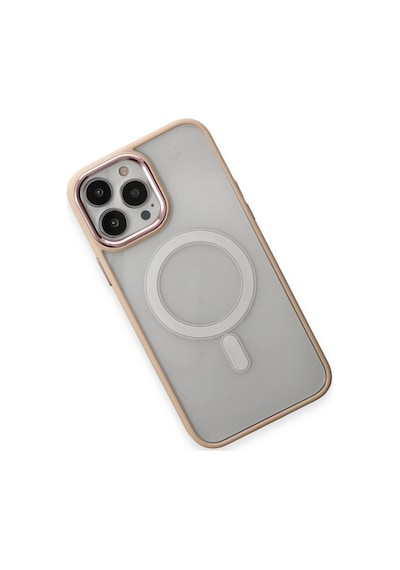 Apple Uyumlu iPhone 15 Pro Kılıf Room Magneticsafe Silikon Pudra\