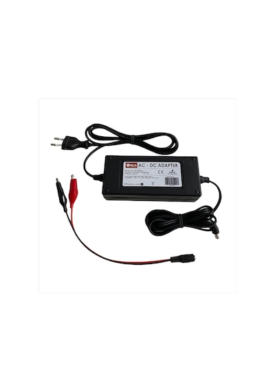 12 Volt 3.5 Amper Akülü Araba Akü Şarj Cihazı Adaptörü Maşalı