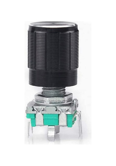 Ec11 Rotary Encoder Butonlu 20 Adım Pot Başlıklı Pwm 360 Derece Döner Butonlu