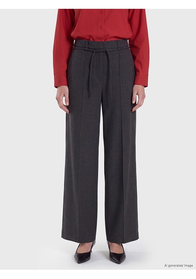 Lcw Modest Antrasit Loose Fit Kadın Pantolon