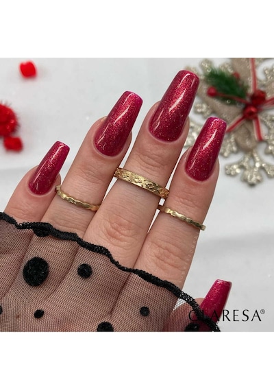 Claresa Kalıcı Oje Make It Shine Parıltılı Kırmızı 06 5gr