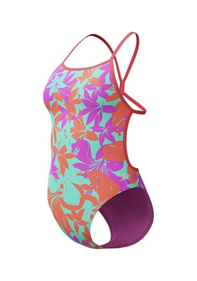 Speedo Alov Digi Vbk Af Purple Kadın Yüzücü Mayosu 8-1284318093 Mor Mor