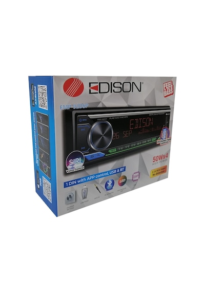 Edison Emp Dsp Usb Aux Bluetooth Fm Radyo Oto Teyp Mp3 İşlemcili