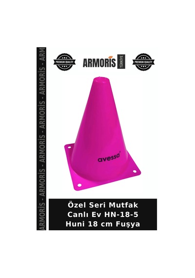 Özel Seri Mutfak Canlı Ev Hn-18-5 Huni 18 Cm Fuşya