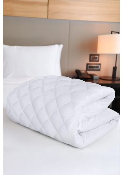 %100 Mikrofiber Kapitone Yatak Koruyucu Alez Full Kenar Çarşaf Fitted Tek Çift Battal Bebek Beyaz