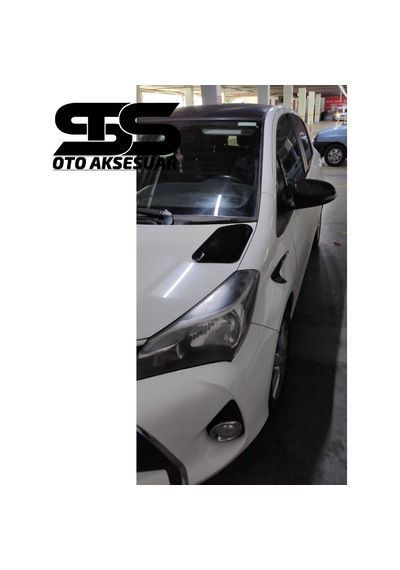 Toyota Auris Uyumlu Piano Black Kaput Üstü Havalandırma Izgarası