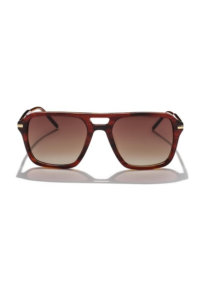 Hermod Old2090s-c3-53 Polarize Unisex Güneş Gözlüğü Kahverengi