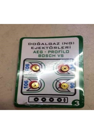 Doğalgaz Enjektör Ocak Takımı (Bosch Uyumlu, Siemens, Profilo, Vestel ) - 207388679
