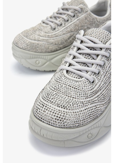 Valmenti Kadın Vegan Gri Sneakers & Spor Ayakkabı 921 K25-0017 Bn Ayk Y24 Grı Gri