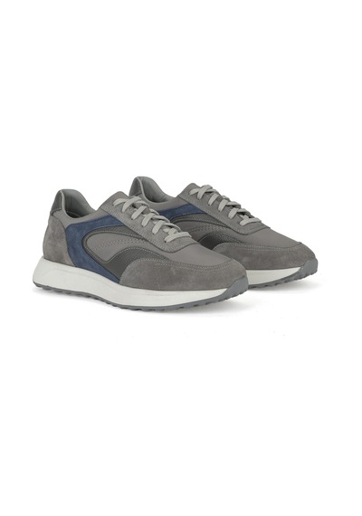 Ziya, Erkek Hakiki Deri Sneaker 1531026z313 Gri 1531026z313 011 Gri