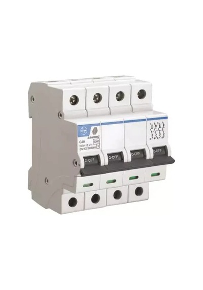 Lauritz Knudsen, BA40400C-40A, 6kA, C, 4P MCB, Otomatik sigorta