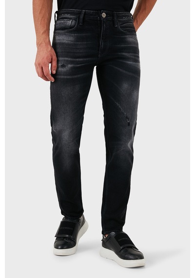 Emporio Armani Erkek Kot Pantolon 6d1j75 1d46z 0006 Siyah Siyah