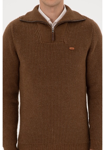 U.s. Polo Assn. Erkek Haki Kazak /triko 50317171-vr027 Hakı