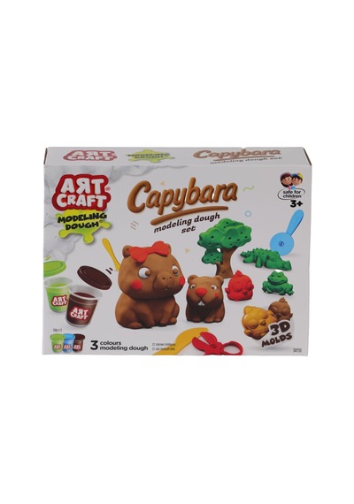 04136 Art Craft Capy Bara Hamur Set 168 Gr Çok Renkli