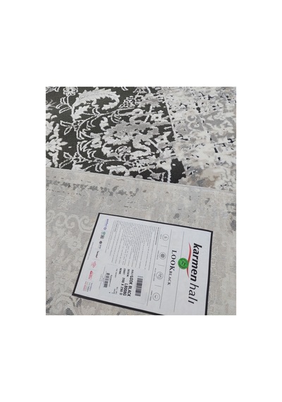 Black Serisi 200x290 6m2 Akrilik Dokuma Halı Siyah
