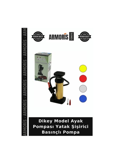 Dikey Model Ayak Pompası Yatak Şişirici Basınçlı Pompa