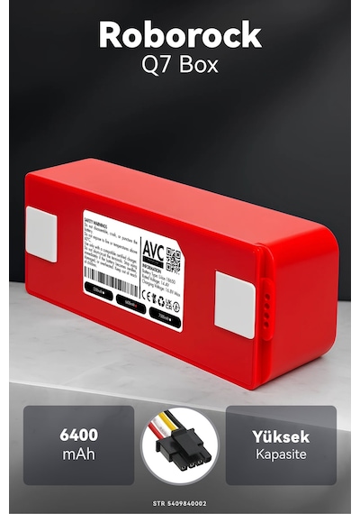 Roborock Q7 6400mah Box Robot Süpürge Bataryası K.k