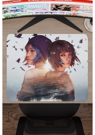 Life İs Strange Kaymaz Dikişli Kauçuk Oyuncu Mousepad V3 - 48x40 Xl Gaming Mouse Pad Fare Altlığı