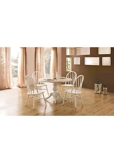 Ravello Baba Ayak Sabit Masa 120x120 Beyaz Ravello Baba Ayak Sabit Masa 120x120 Beyaz