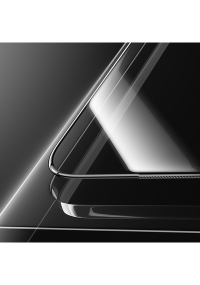 Apple Uyumlu iPhone 16 Pro Max Benks Glass Warrior Hd 0.3mm Kenarları Güçlendirilmiş Cam Ekran Koruyucu Aparatlı
