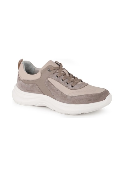 Lbr H1083 Erkek Deri Casual Ayakkabı Kum-beyaz Lbr H1083 Erkek Deri Casual Ayakkabı Kum-beyaz