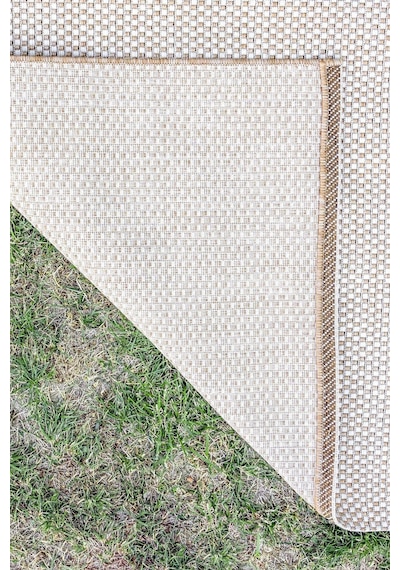 Koza Halı Fresco Ekru Natural İskandinav Jüt Yıkanabilir Halı Kilim Balkon Ekru - Krem