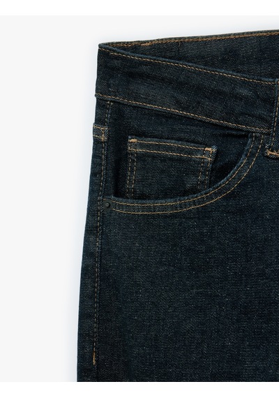Koton Normal Bel Cepli Skinny Fit Pamuklu Jean Pantolon - Skinny Jeans Green Cast 7wam40232nd Yeşil